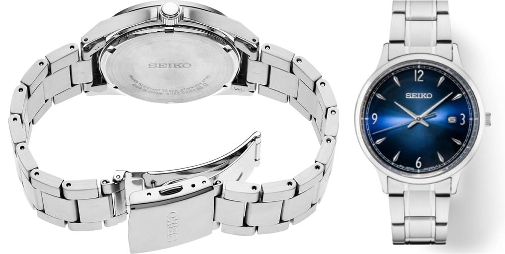 mens essentials stainless steel bracelet watch 40.2mm